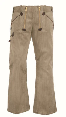 FHB Zunfthose ALFONS Trenkercord mit Schlag 13 beige Zunft-Hose Cord 40004