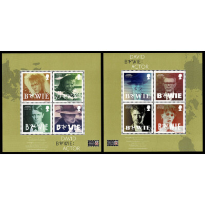 FR6002 - 2022 Isle of Man David Bowie Actor - Emissione Europa - coppia Fogliett
