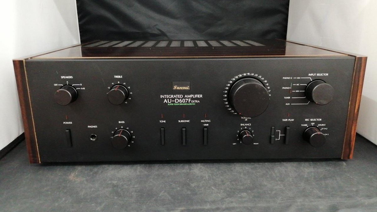 SANSUI AU-D607F EXTRA【ジャンク】 Sansui Au-D607F Extra Pre Main Integrated Amplifier Japan