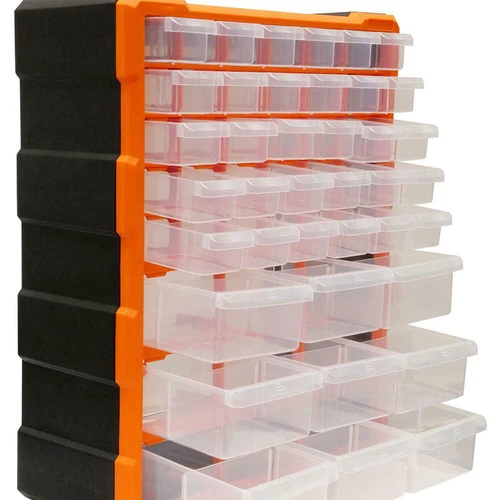 60 Drawer Plastic Small Parts Organizer Storage Hardware Craft Cabinet Nuts Bolt - Picture 29 of 38