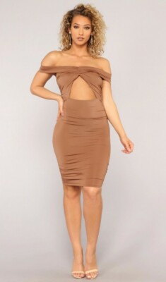 NWT Fashion Nova Callida Off Shoulder Dress Xs 32.99 | eBay