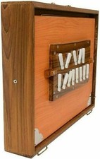 Shruti Box Teak Wood Size (16" X 12" X 3") Inches- Tuned : 440Hz, Gig Bag