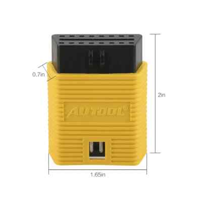 Autool OBD2 16Pin Universal Anschluss Verlängerung Für ELM327 AL519 Easydiag (D)