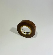 3M 1/2 Inch x 20 Ft. Scotch  Vinyl Electrical Tape 35, Brown- Single Roll
