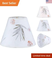 High-Quality Off-White Empire Lamp Shade - Transitional Style, 5" x 10" x 8"