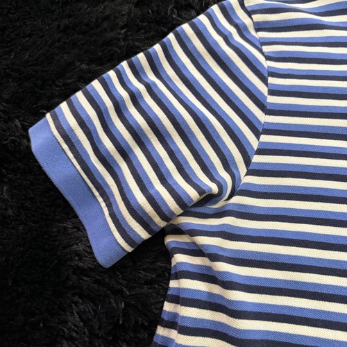 Camisa polo de golf para hombre talla 2XL Ralph Lauren a rayas preppy clásica vintage - Imagen 4 de 9