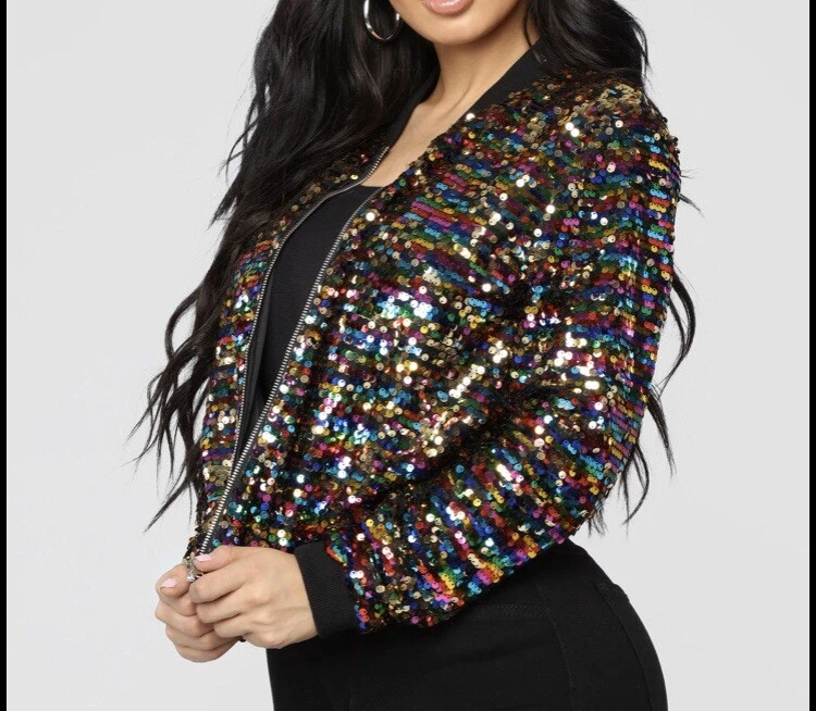Fashion nova store sequin jacket