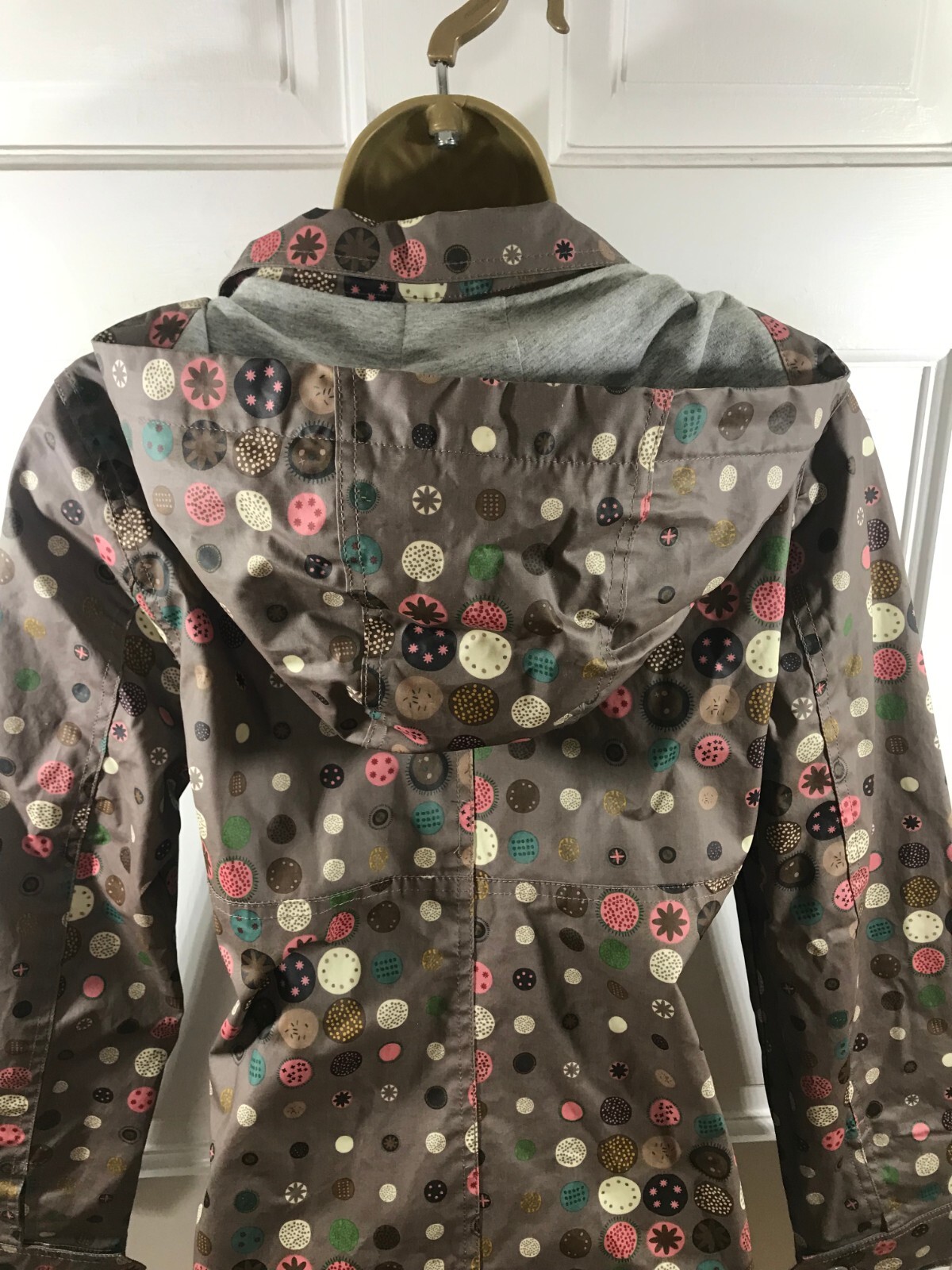 Avoca Brown & Multicoloured Patterned Lined Hoode… - image 8