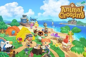 Animal Crossing Eßbar Tortenbild Tortenaufleger Party Deko Geburtstag Neu Muffin