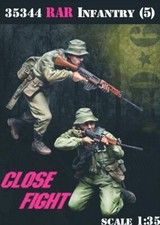BRAVO 6 35344 VIETNAM WAR RAR INFANTRY 5 CLOSE FIGHT" 2 FIGURES 1:35