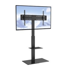 VEVOR TV Stand Mount Bracket Floor Swivel Shelf for 32" to 85" Universal LED LCD