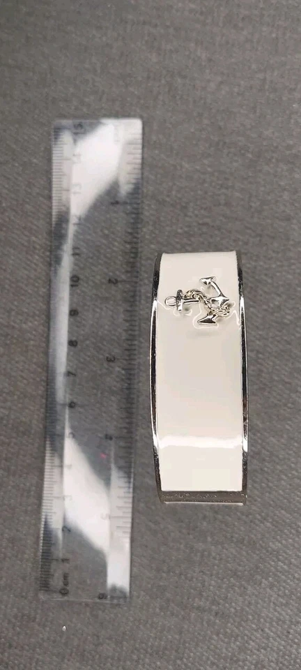 Pulsera Joyería Esmalte Dorado Color "Ancla y Cuerda" Océano Mar Tema Primavera Foto 2 de 4