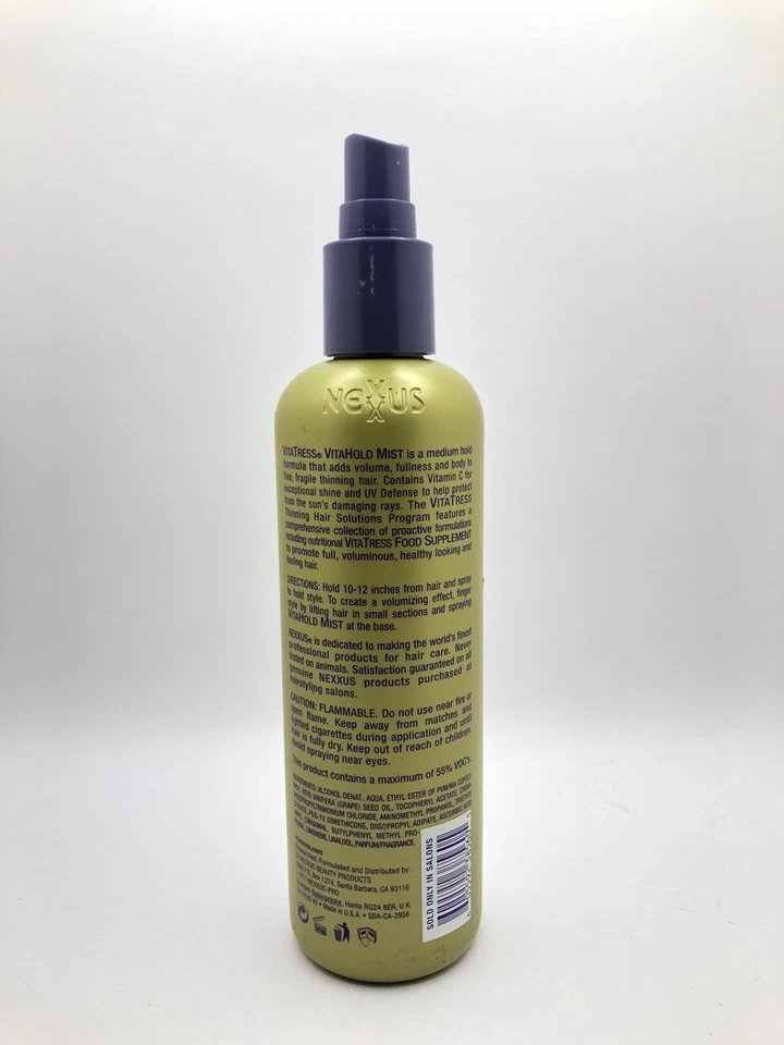 Nexxus Vitatress Vitahold Mist 10,1 OZ NUEVO Foto 3 de 3