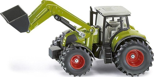 Claas Axion 850 Tractor with Front Loader Green with Gray Top 1/50 Diecast Model - Picture 3 of 12