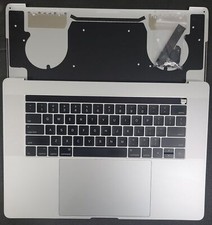 MacBook Pro 15" A1707 Silver Top Case Keyboard Battery 95 Touchpad Grd A-