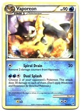 Vaporeon 52/95 Uncommon Call of Legends Pokemon