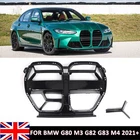 GLOSS BLACK FOR BMW G80 M3 G82 G83 M4 FRONT BUMPER GRILL GRILLE CSL STYLE 2021+
