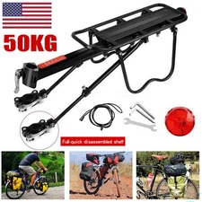 Bike Rear Carrier Rack Mountain Road Bicycle Bracket Cycle Luggage Cargo Holder