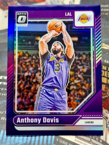 2024-25 Donruss Optic #207 Anthony Davis Purple