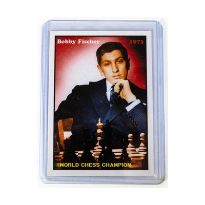 Bernard Klec Klector's Cab C  Bobby Fischer - World Chess Champion Card  Bag NM