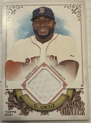 2021 Topps Allen & Ginter's - Relic David Ortiz #AGA-DO Red Sox