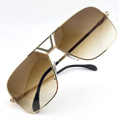 vintage CAZAL 725 col 97/013 grey gold sunglasses W.Germany MEDIUM 734 735 NOS - Bild 1 von 4