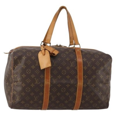 LOUIS VUITTON Monogram Sac Souple 45 Boston Bag M41624 LV Auth 187293