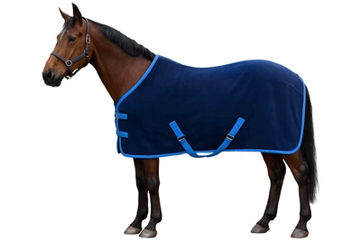 IV Horse 300 g Wildleder Fleece Pferdedecke, marineblau, 5 Fuß 0 Zoll - 7 Fuß 0 Zoll