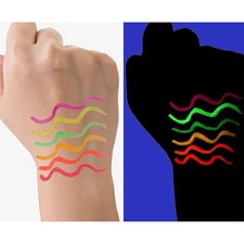 6PCS/Set Liquid Eyeliner Festival Makeup Colored Eyeliner Halloween Party Glow