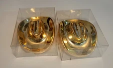 Fab Finds 2 Gold Ceramic Trinket Dish Cowgirl Hats