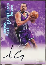1999-00 SkyBox Premium - Autographics #NNO Dell Curry Basketball EX