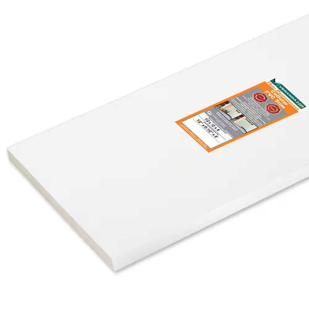 1/2 In. X 12 In. X 8 Ft. Reversible Cellular PVC Fascia
