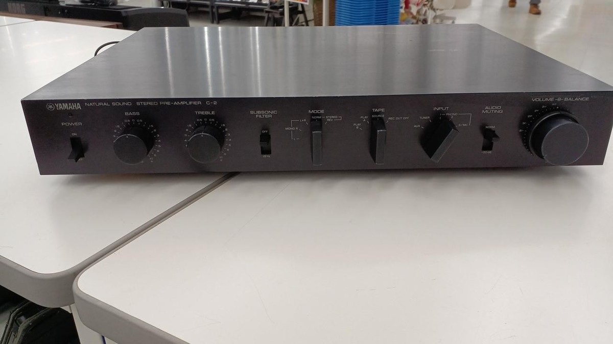 Yamaha C2 Preamp Audio Equipment Vintage Fully Functional Great