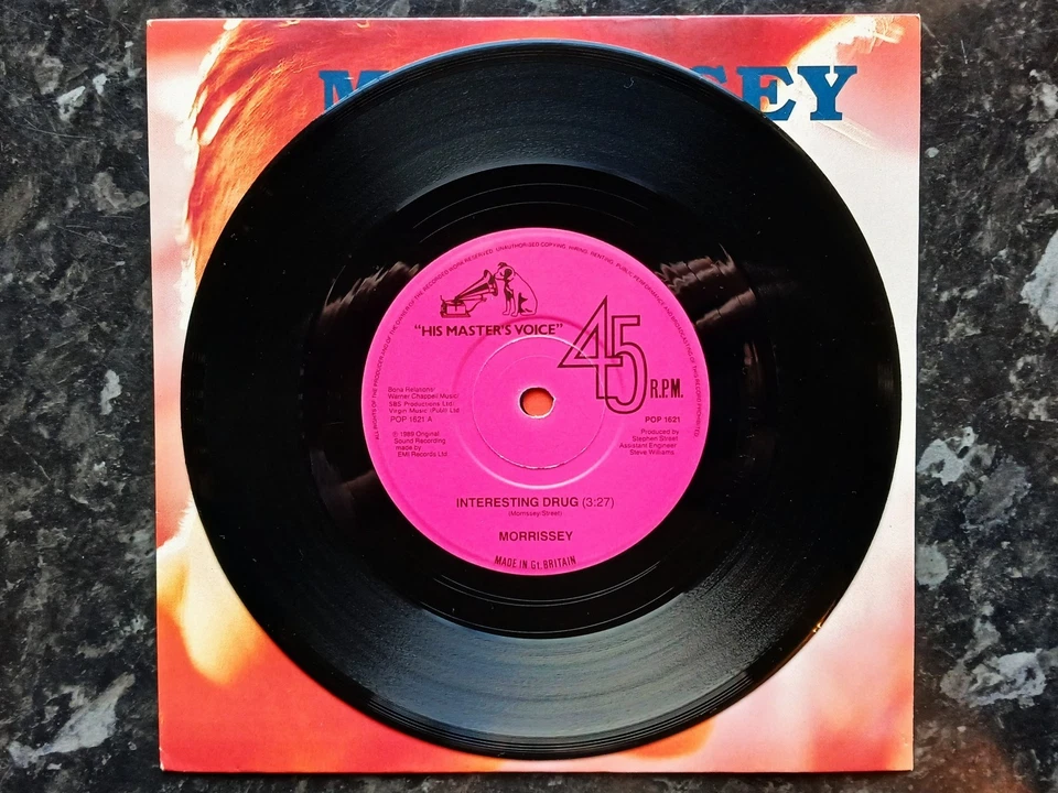 Morrissey - Interesting Drug - POP 1621 - 7" Single - Image 2 of 4
