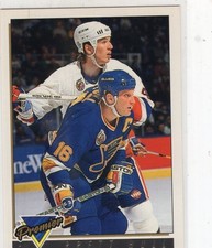 Brett Hull 1993/4 Topps Premier GOLD PARALLEL #425