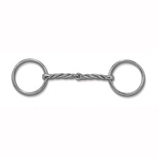 Myler MB 09T Twisted Snaffle Bit - Sweet Iron Mouthpiece - 5  Mouth Size -