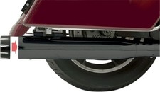 Bassani Quick Change Slip-On Mufflers 4" Black #1F740B Harley Davidson