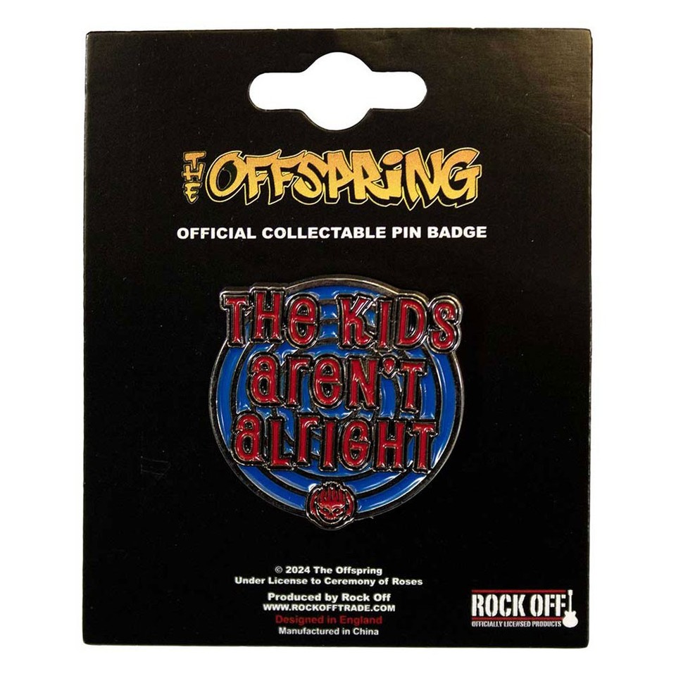 The Offspring The Kids Arent Alright Pin Badge Size One Size | eBay