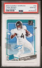 2023 PANINI CLEARLY DONRUSS AUTO #84 TANK BIGSBY PSA 10