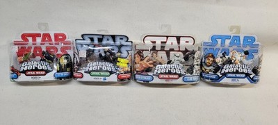 2007-10 Hasbro Star Wars Galactic Heroes Collection of 4-2 packs-The Clone Wars