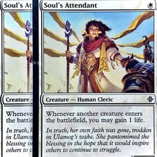Soul's Attendant x2 - Reg - MTG - Rise of the Eldrazi - 44/248 - COMMON ~ LP