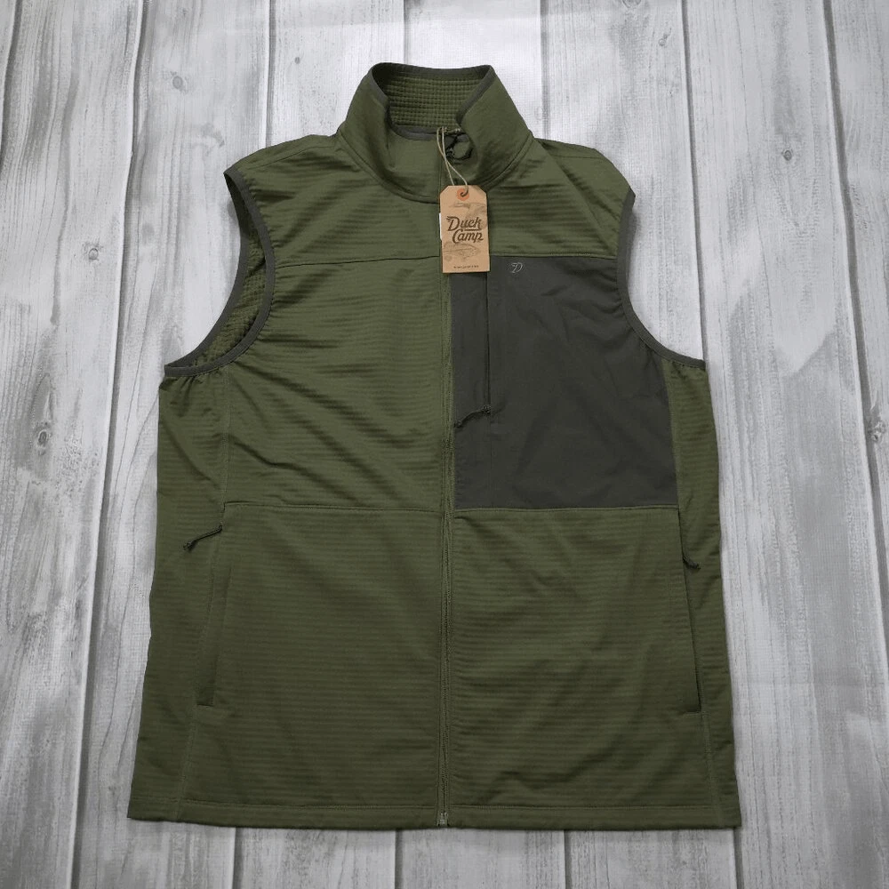 NEW Duck Camp Men's Lightweight Grid Tech Vest Size Large Moss/Raven
Opens in a new window or tab