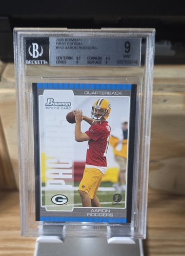 Aaron Rodgers [1st Edition] #112 2005 Bowman card