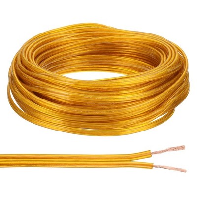 65Ft 18/2 PVC Power Cable, 300V SPT2 Lamp Cord Insulated Heat Resistant Electr...
