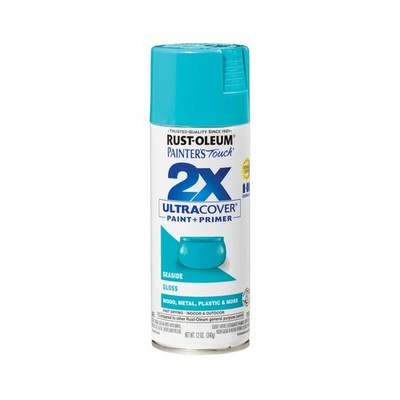 Rust-Oleum 267116 Painter's Touch 2X 12 Ounce (Pack of 1), Gloss Seaside