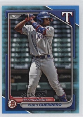 2024 Bowman Draft Sky Blue 251/499 Pablo Guerrero #BD-178 h3a
