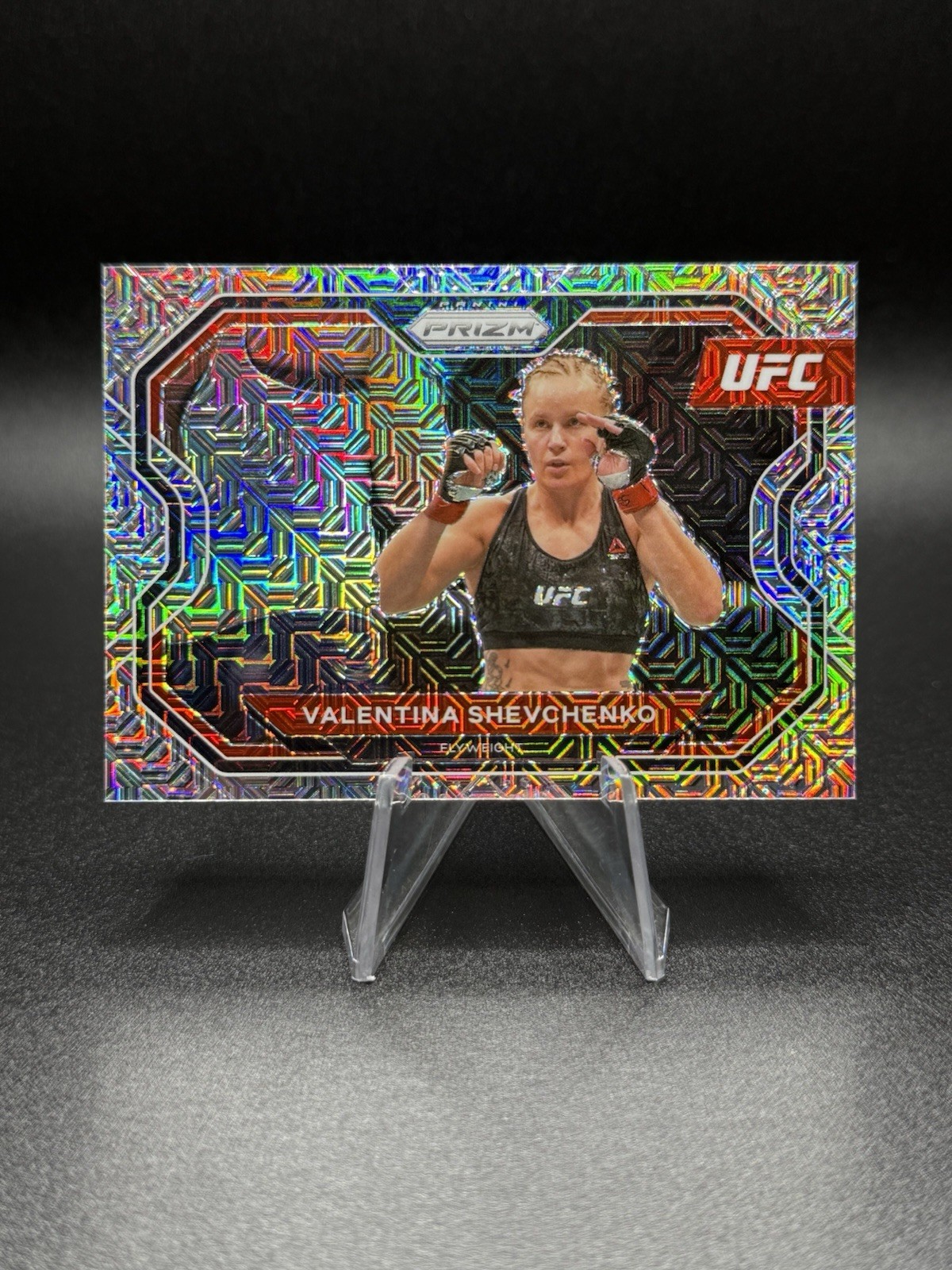 2021 Panini Prizm UFC - MOJO Prizm #139 Valentina Shevchenko /25 (DEBUT, CHAMP)
