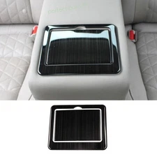 For Nissan Altima 19-2024 Black Steel Rear Armrest Water Cup Holder Panel 2pcs