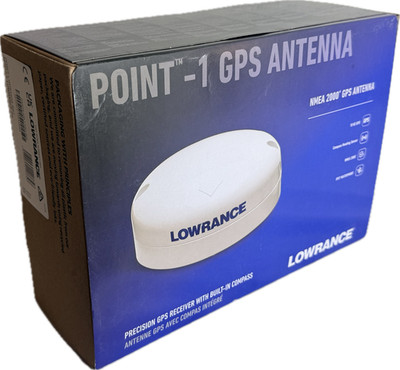 Lowrance 11047-002 Point-1 GPS/HDG Antenna Module (New in Box/Unused)