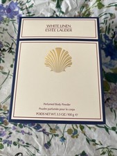 Estee Lauder Perfumed Body Powder White Linen 3.5 oz/100g NIB